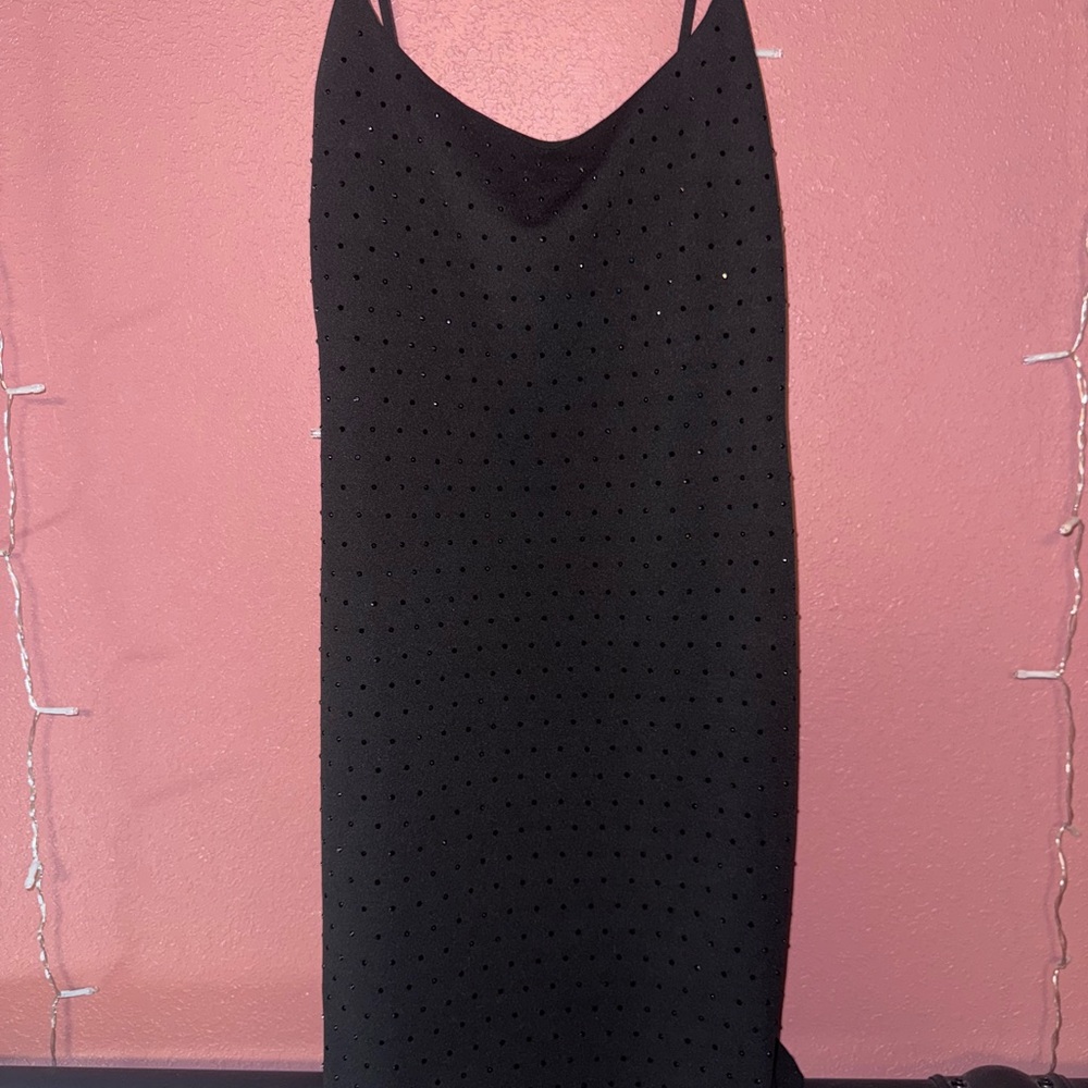 Windsor Sequined Black Mini Dress